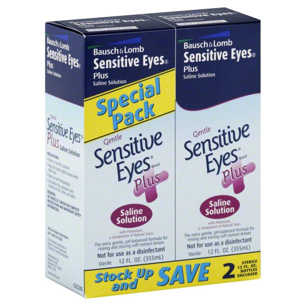 Bausch & Lomb Bausch & Lomb Sensitive Eye Bonus Twin Pack - Shop ...