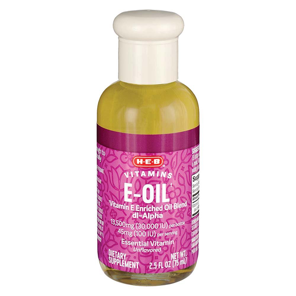 HEB Vitamin E Oil 30000 IU Shop Vitamins AZ at HEB
