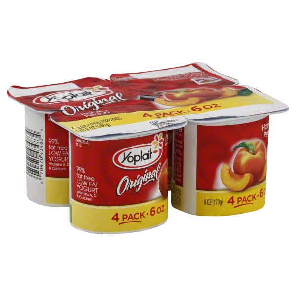 Yoplait Original Low Fat Harvest Peach Yogurt Shop Yogurt at HEB