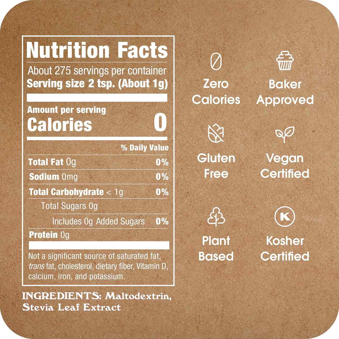 Stevia in the Raw Zero Calorie Sweetener Pouch; image 4 of 5