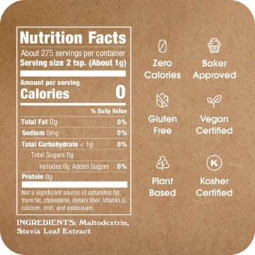 Stevia in the Raw Zero Calorie Sweetener Pouch, 9.7 oz