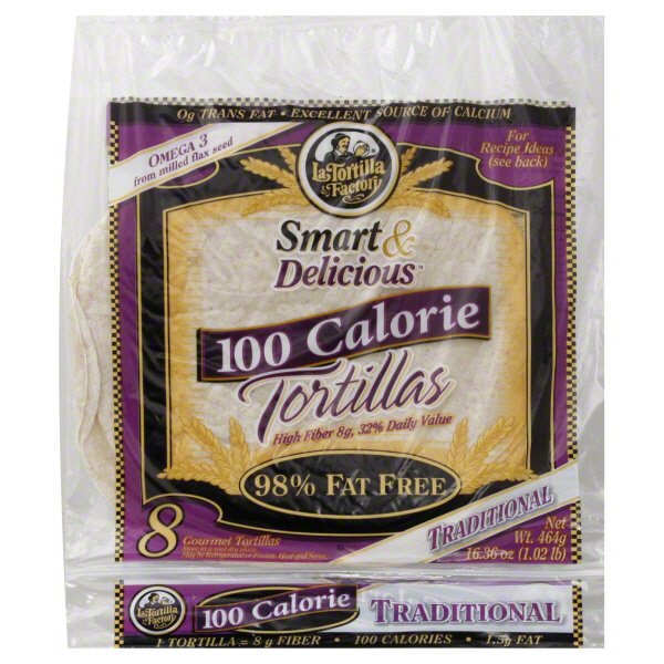 La Tortilla Factory Smart & Delicious Traditional 100 Calorie Tortillas