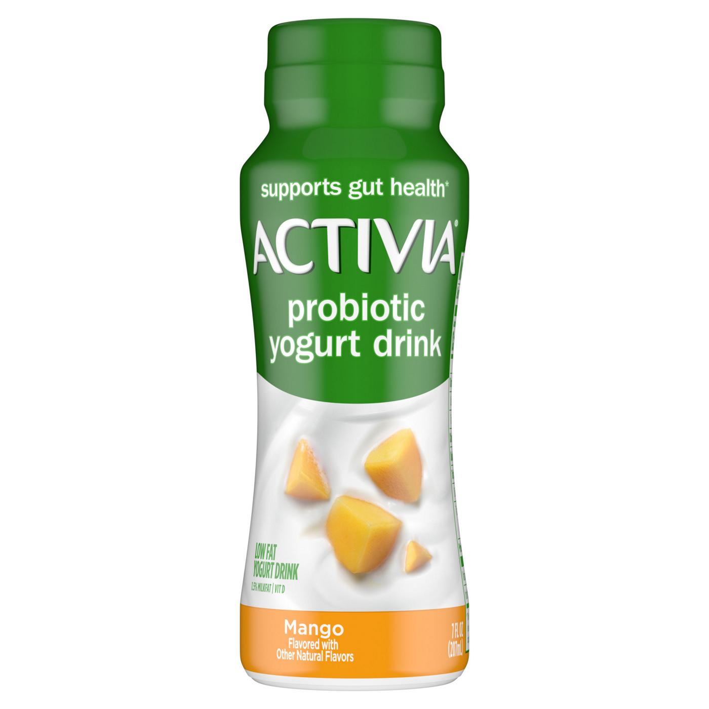 Activia Probiotic Mango Yogurt Drink; image 1 of 8