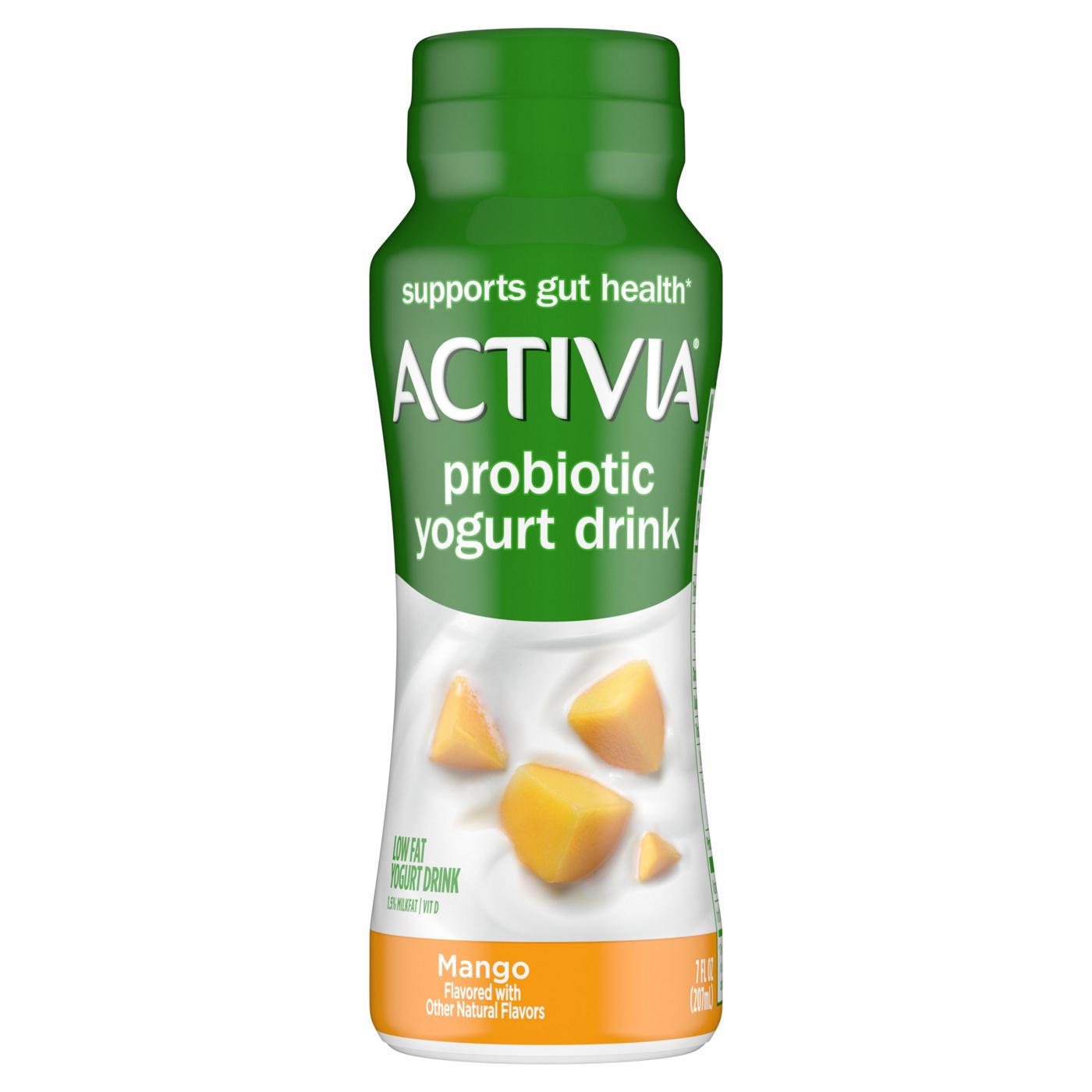 Activia Probiotic Mango Yogurt Drink; image 1 of 8