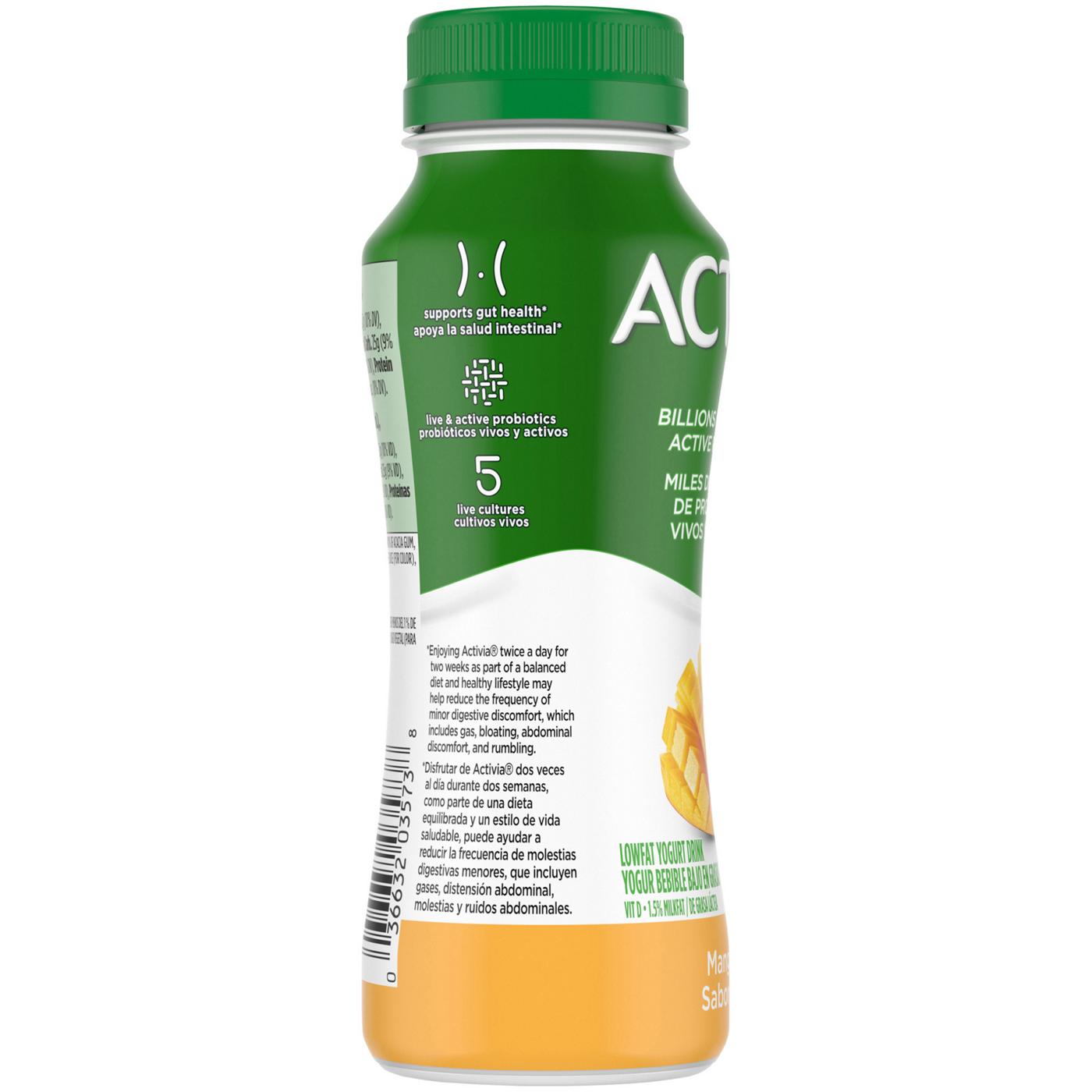 Activia Probiotic Mango Yogurt Drink; image 8 of 8