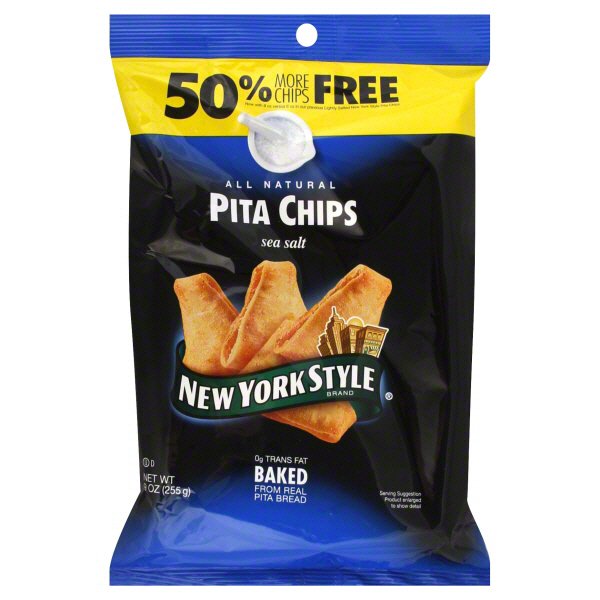 New York Style Sea Salt Pita Chips Shop Snacks & Candy at HEB