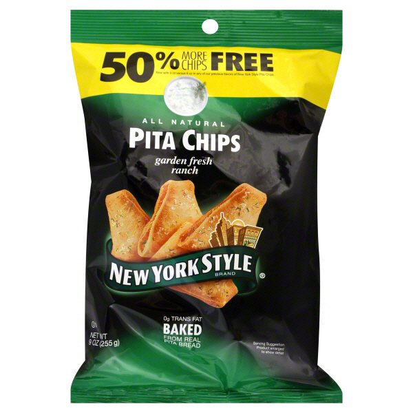 New York Style Garden Fresh Ranch Pita Chips Shop Chips at HEB