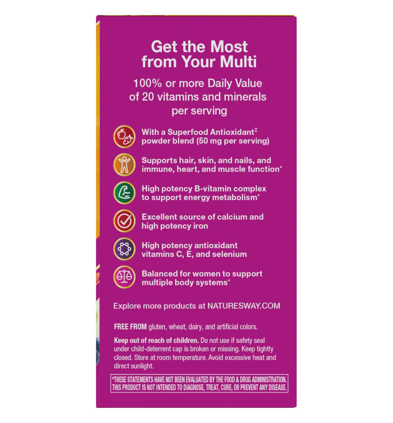 Nature's Way Alive! Women's Complete Daily Multivitamin Tablets; image 2 of 4