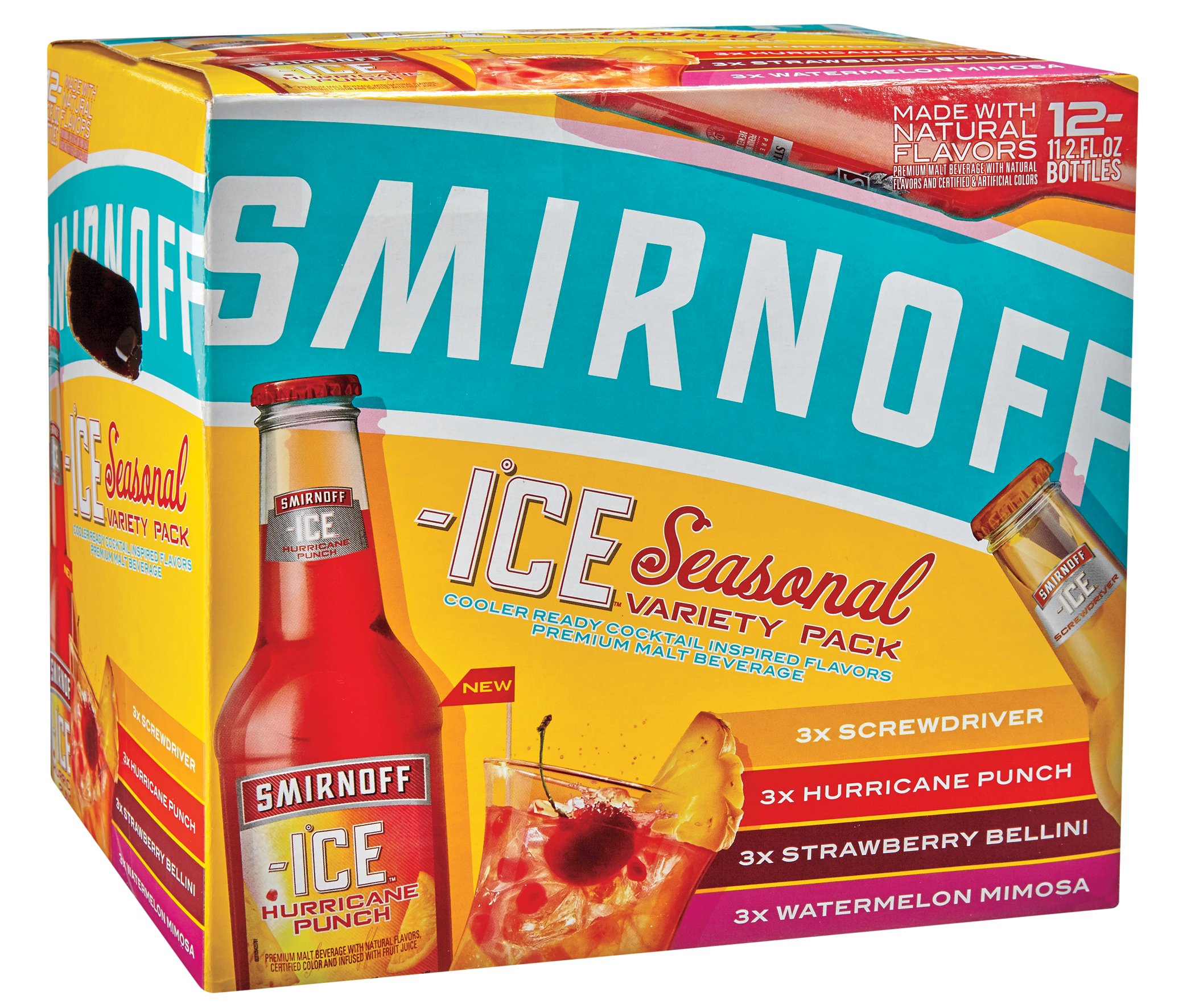 Smirnoff Party Variety 11 Oz Bottles Shop Malt Beverages Coolers At H E B