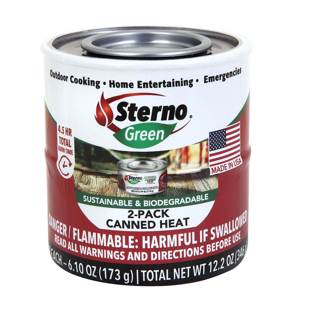 Sterno Green Canned Heat Shop Charcoal Wood Fuel At H E B