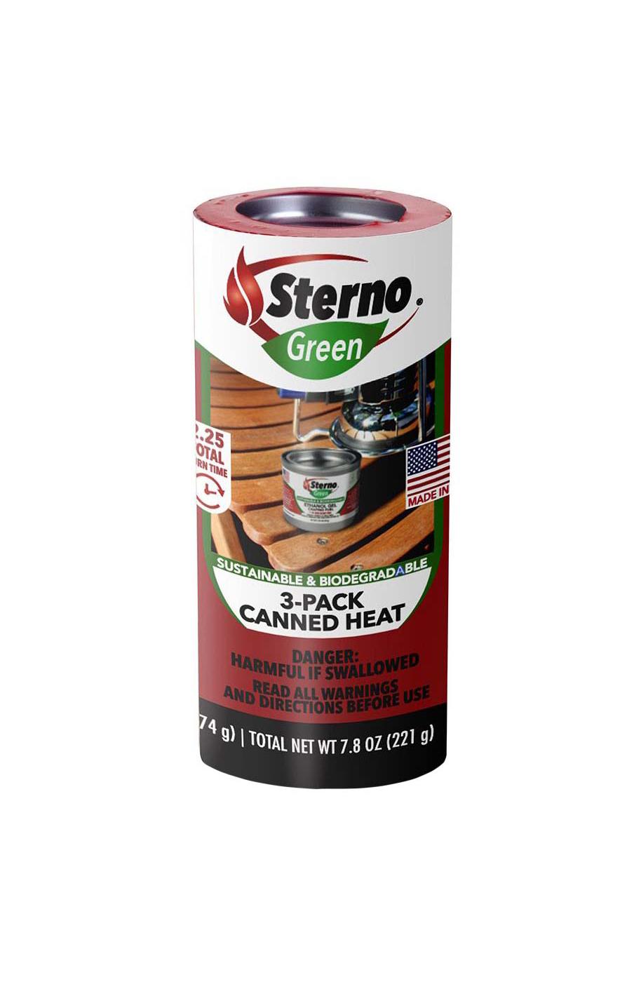 Sterno Green Canned Heat; image 1 of 2