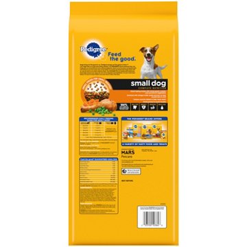 Pedigree Adult Small Dog Dry Dog Food - Chicken Rice and Vegetable Flavor, 3.5 lb