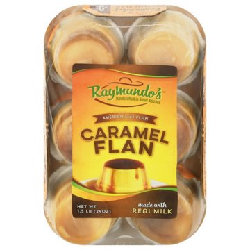 Raymundo's Caramel Flan Cups, 6 ct