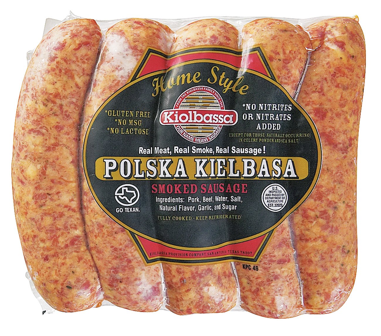 Kiolbassa Homestyle Polska Kielbasa Smoked Sausage Shop Sausage at HEB
