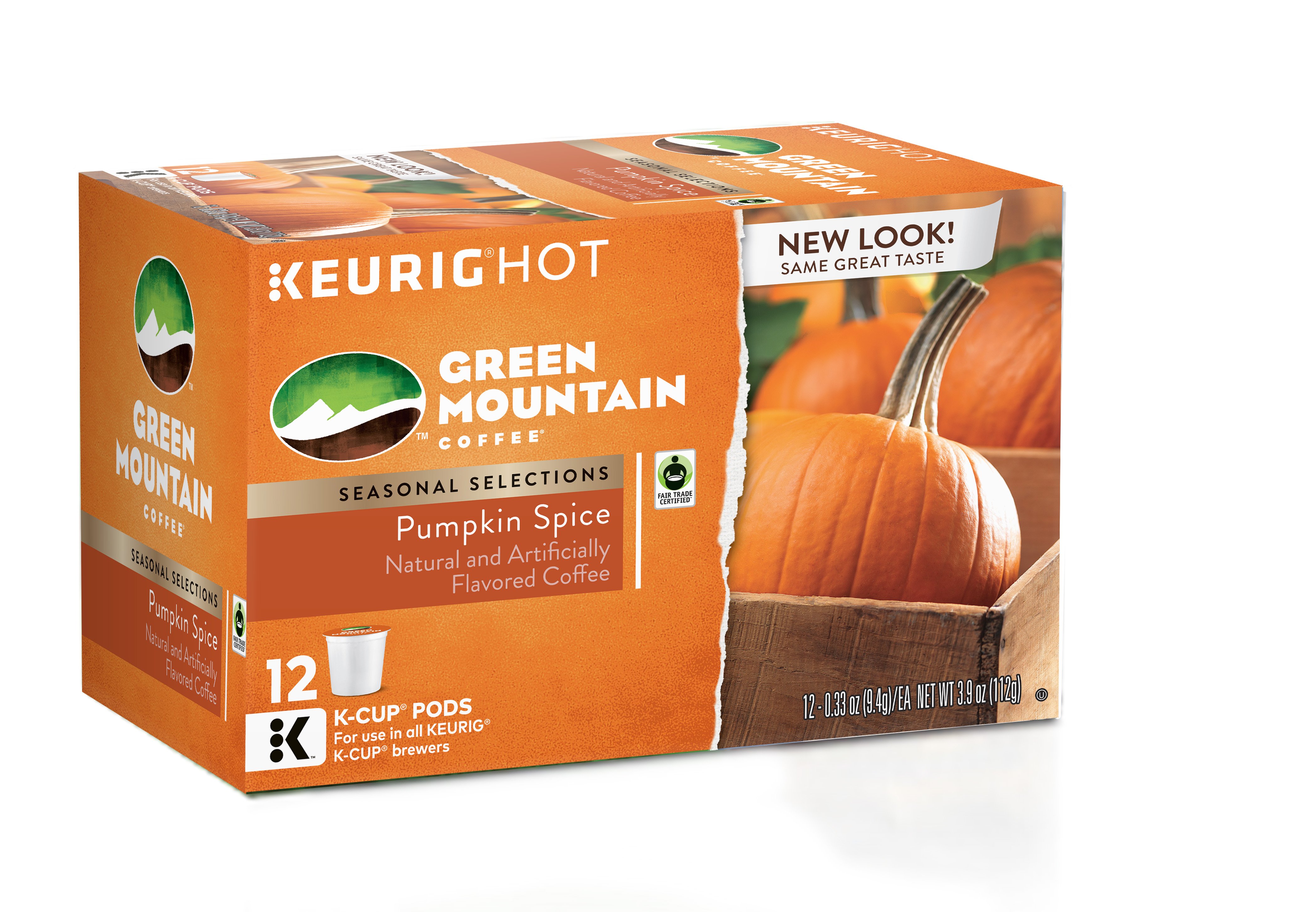 Green Mountain Coffee Pumpkin Spice Light Roast Coffee K-Cups - Shop ...