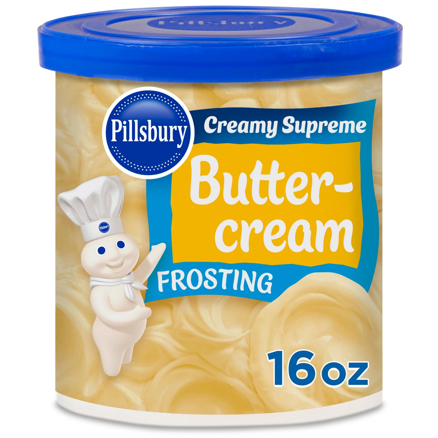 Pillsbury Creamy Supreme Buttercream Frosting; image 1 of 9