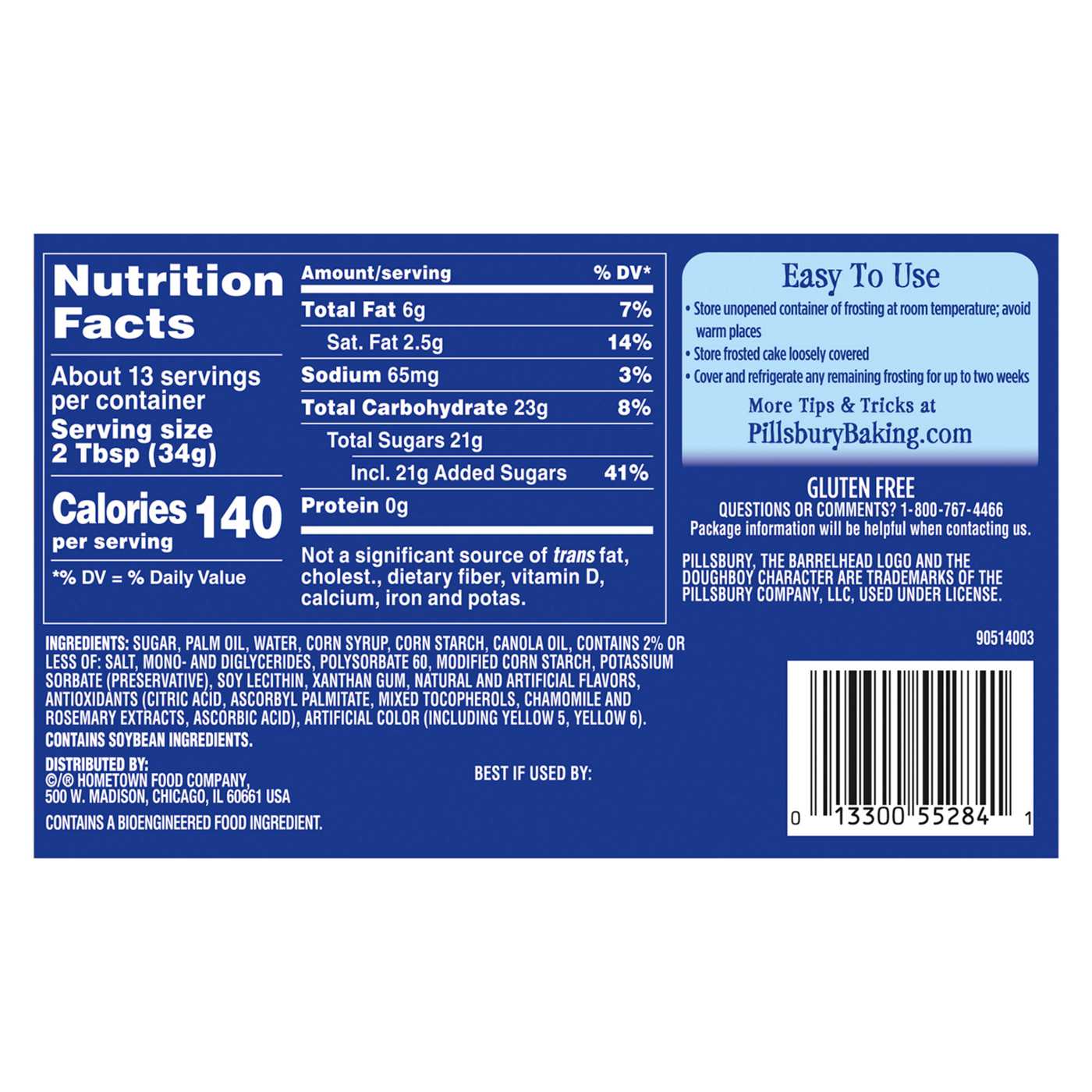 Pillsbury Creamy Supreme Buttercream Frosting; image 4 of 9