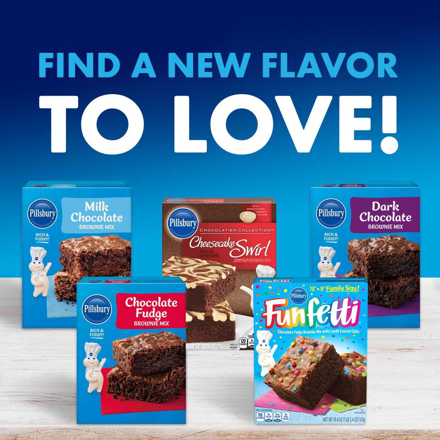 Pillsbury Funfetti Chocolate Fudge Brownie Mix with Candy Coated Chips; image 3 of 6