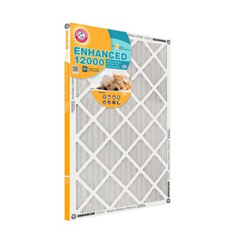 Arm & Hammer Enhanced 12000 Allergen Air Filter, 12" x 12" x 1"