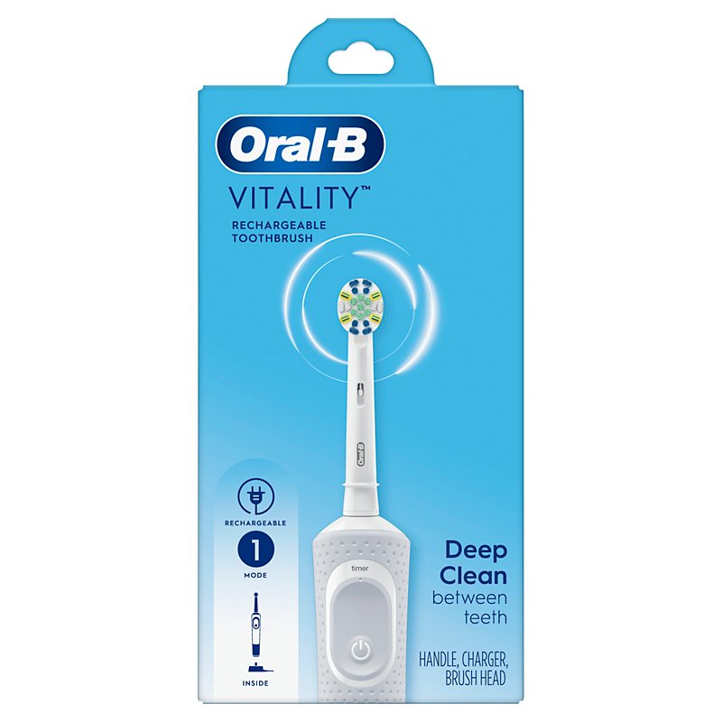 Conflict mannetje hooi Oral-B Vitality Floss Action Rechargeable Electric Toothbrush - Shop Oral  Hygiene at H-E-B