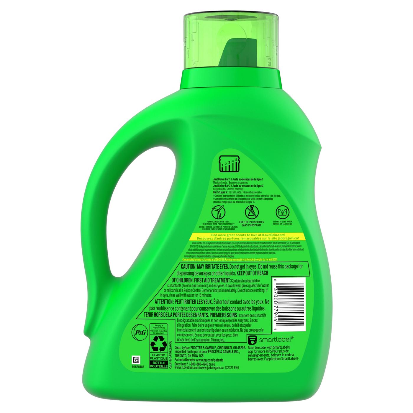 Gain + Aroma Boost HE Liquid Laundry Detergent, 64 Loads - Lavender; image 2 of 2