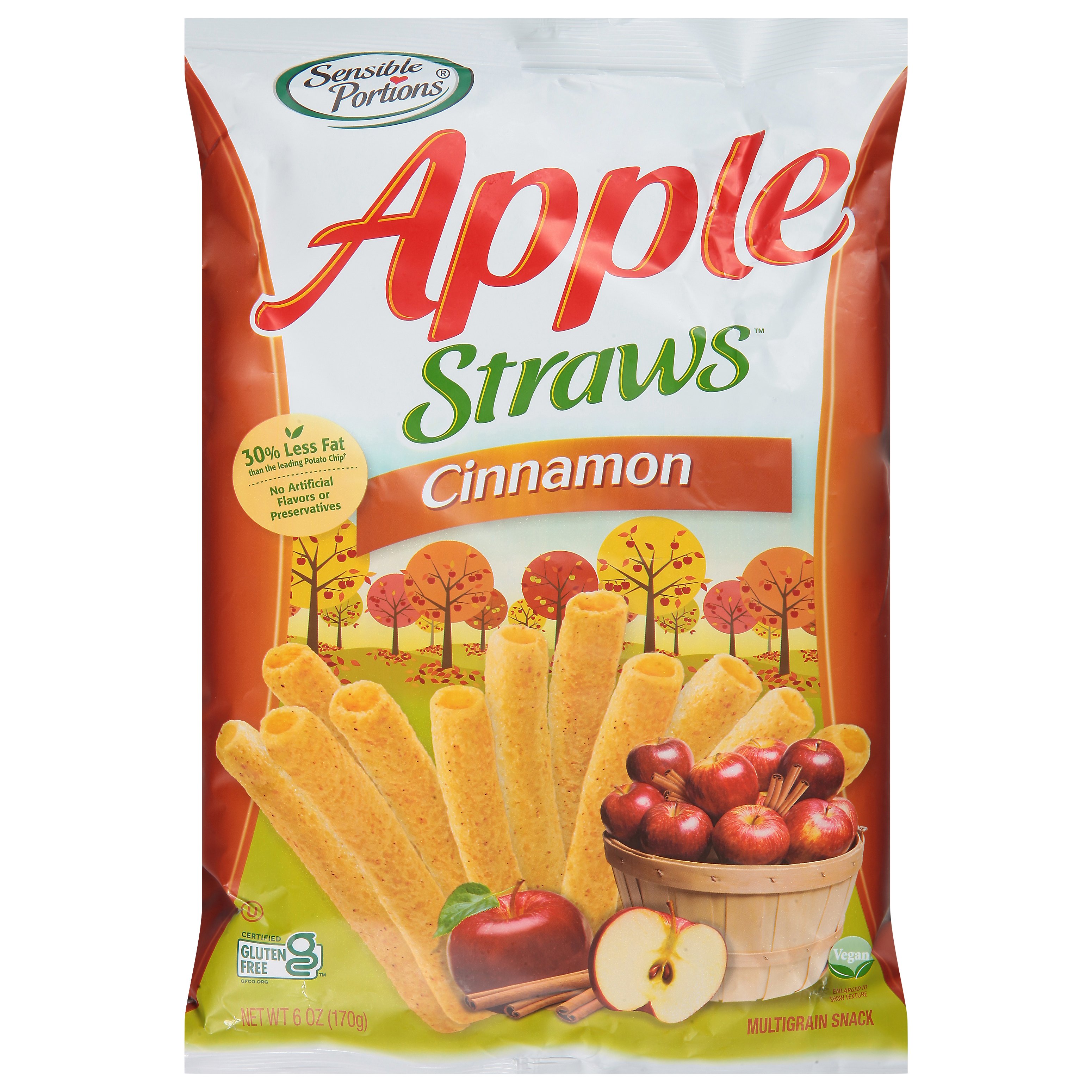 Sensible Portions Cinnamon Apple Straws Shop Chips at HEB