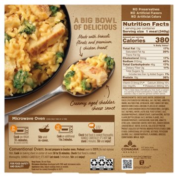 Marie Callender's Frozen Cheesy Chicken & Rice Bowl, 12 oz