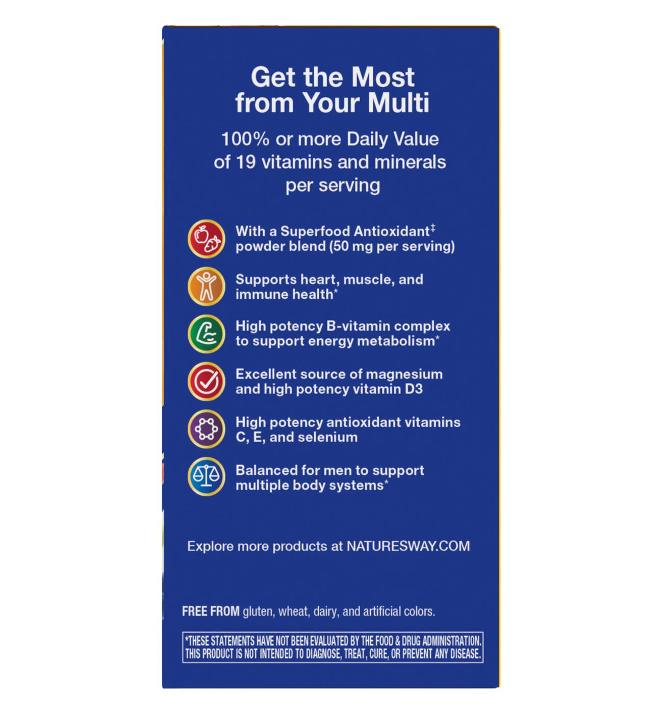 Nature's Way Alive! Men's Energy Complete Daily Multivitamin Tablets; image 3 of 4