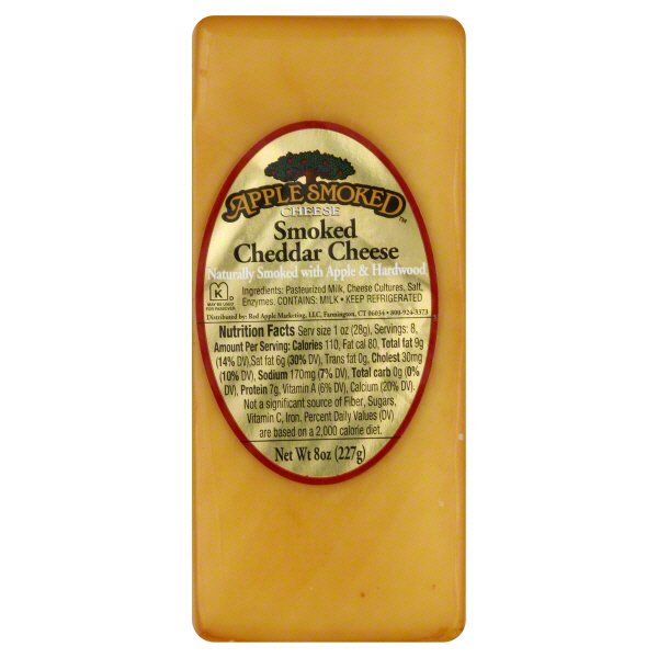 Apple Smoked Cheese Smoked Cheddar Cheese Shop Cheese At H E B 7738