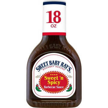 Sweet Baby Ray's Sweet 'n Spicy Barbecue Sauce, 18 oz