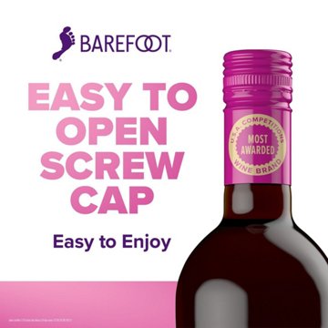 Barefoot Sweet Red Blend California Wine, 750 mL