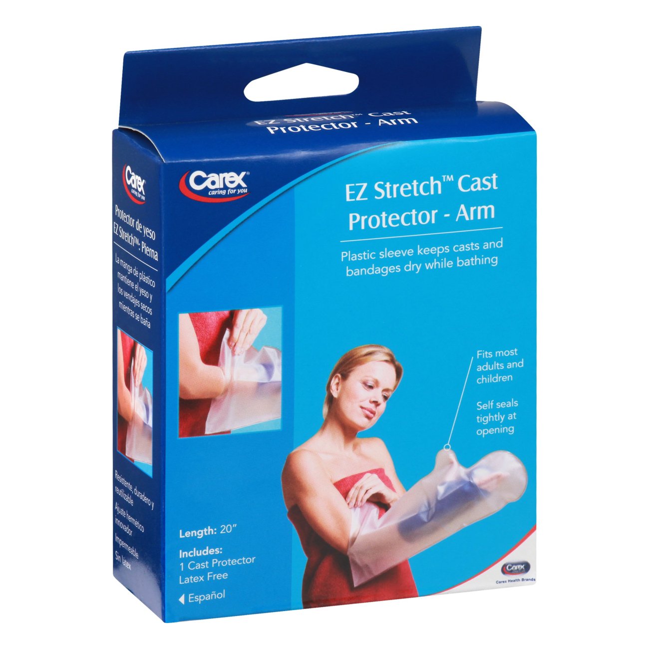 Carex EZ Stretch Arm Cast Protector Shop Sleeves & braces at HEB