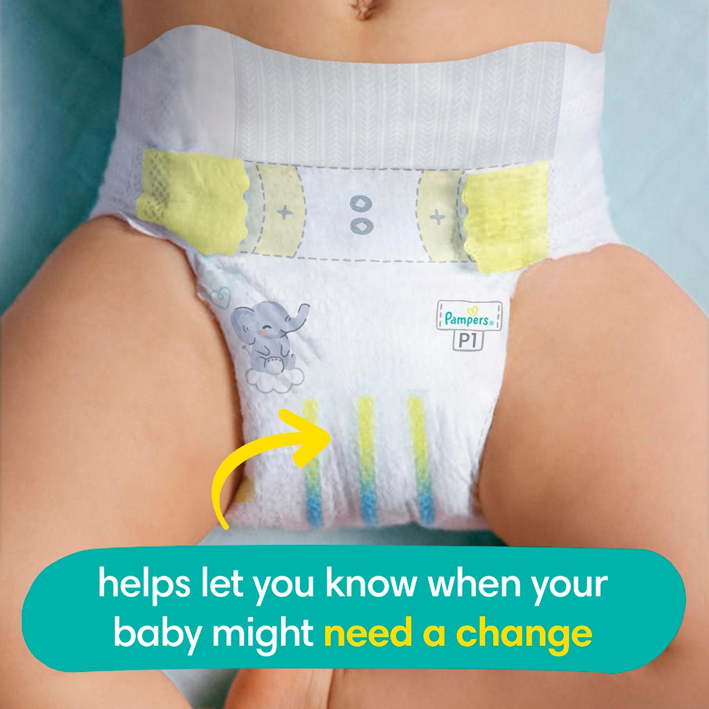 Pampers Preemie Swaddlers Diapers - Size P1; image 2 of 2