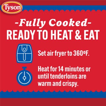 Tyson Frozen Southern Style Chicken Breast Tenderloins, 25 oz