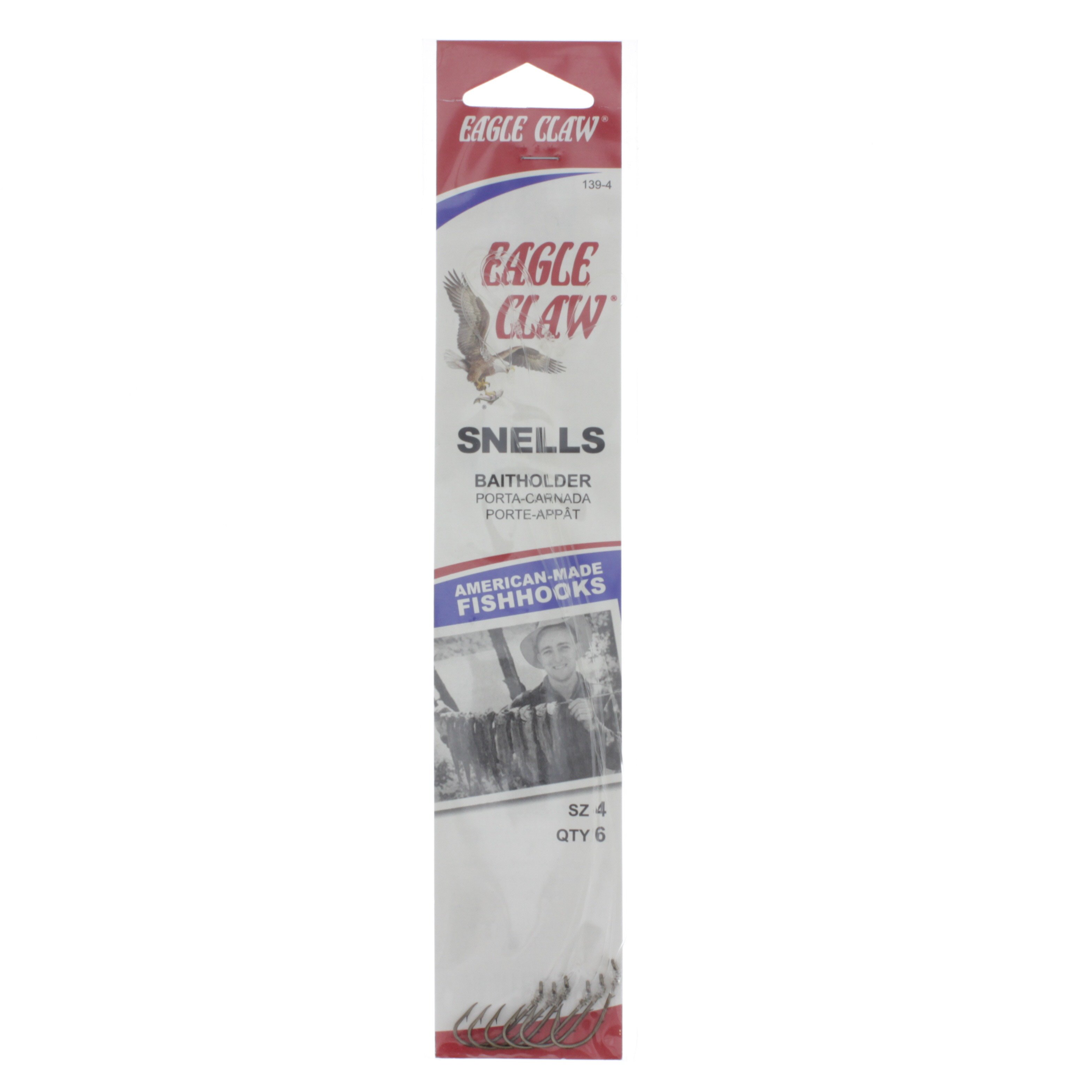 Eagle Claw Bronze Snelled Baitholder Hooks - Shop Fishing At H-E-B