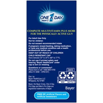 One A Day Men's Pro Edge Multivitamin Tablets