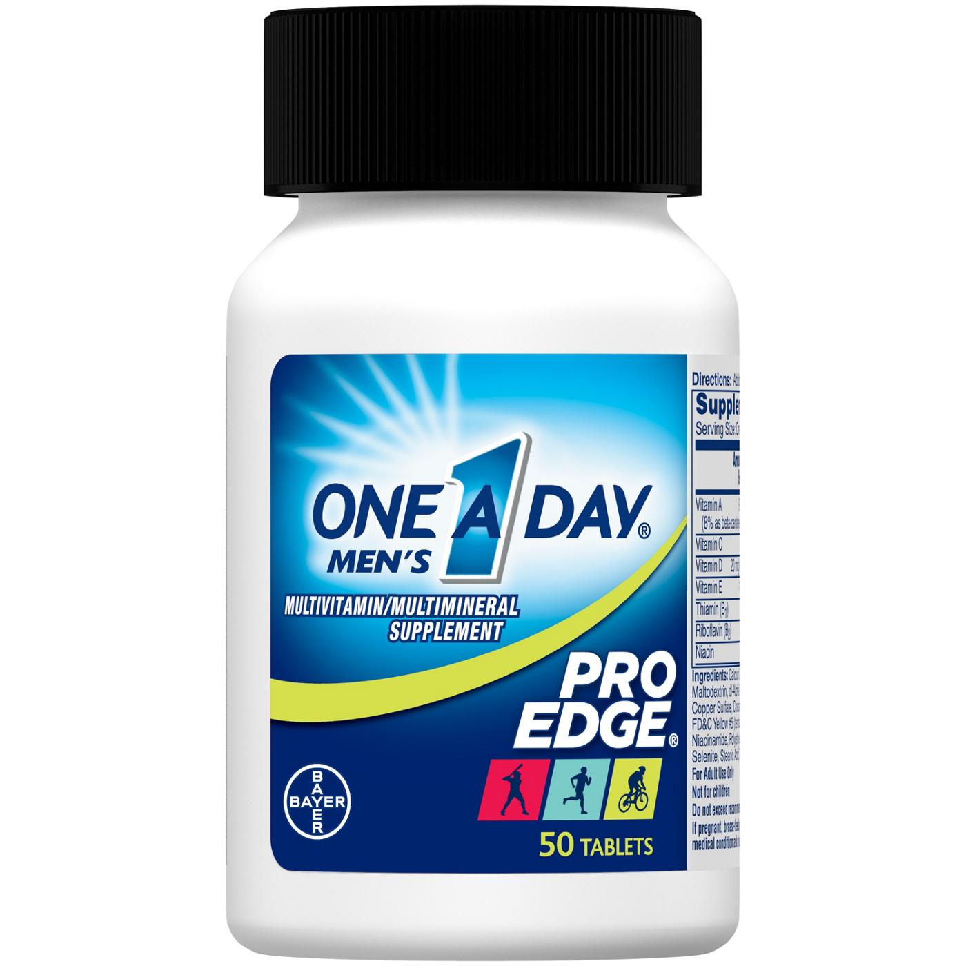 One A Day Men's Pro Edge Multivitamin Tablets; image 4 of 8