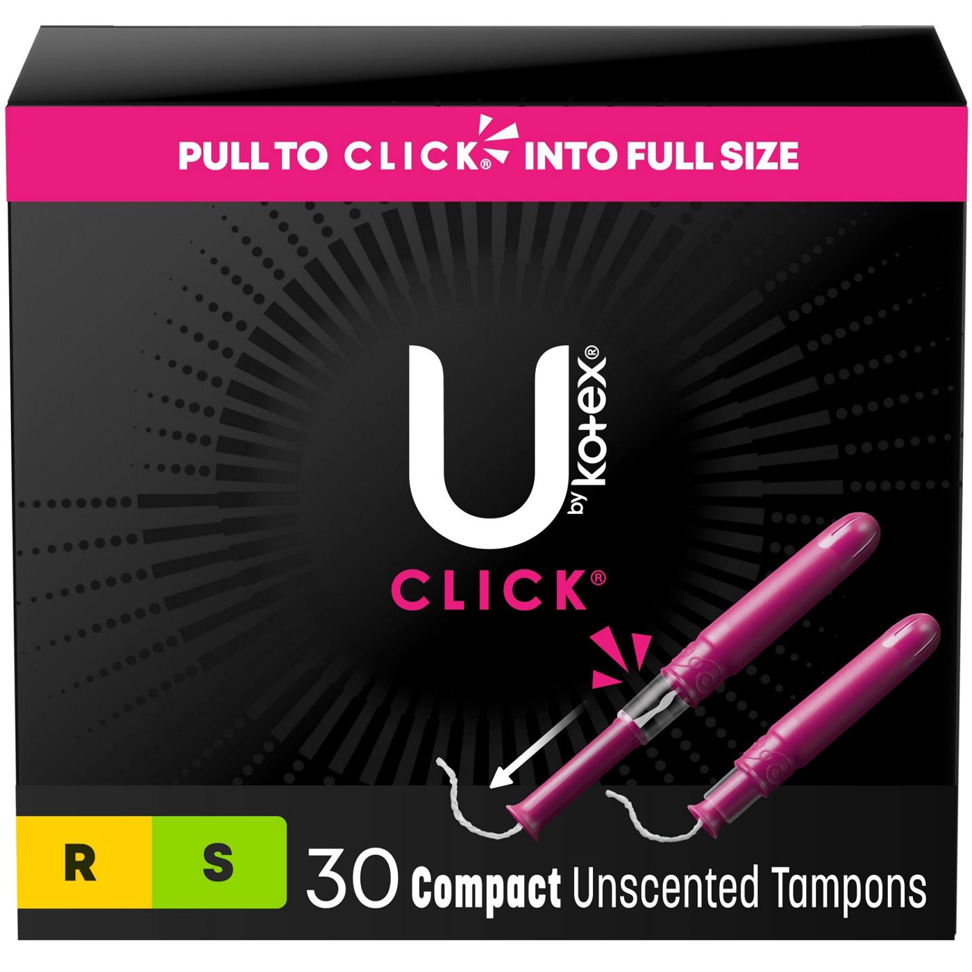 U By Kotex Click Multipack Compact Tampons; image 1 of 6