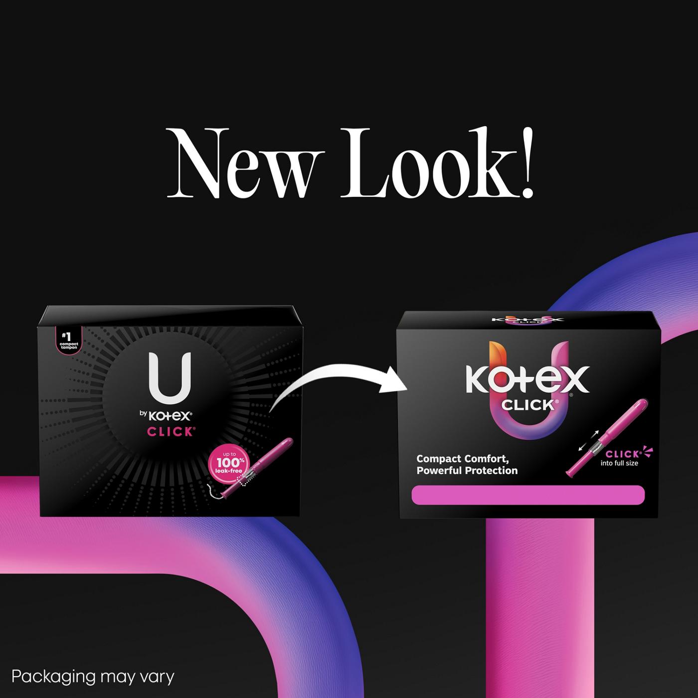 U By Kotex Click Multipack Compact Tampons; image 6 of 6