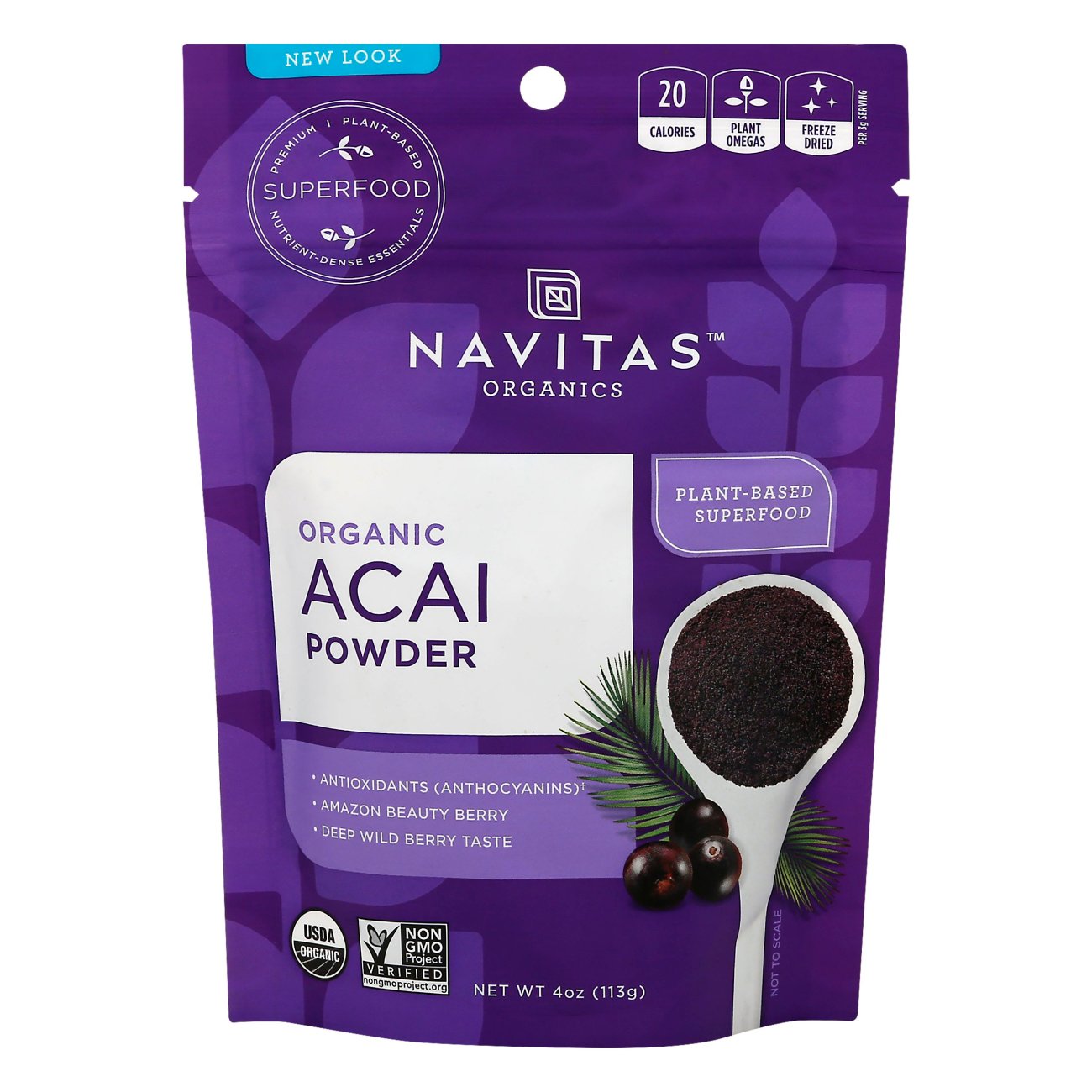 Navitas Naturals Organic Acai Powder Shop Antioxidants at HEB