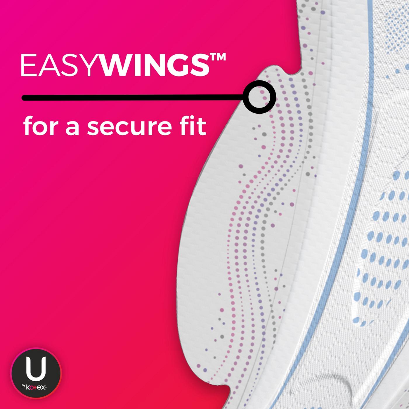 U By Kotex CleanWear Ultra Thin Heavy Feminine Pads with Wings; image 7 of 8