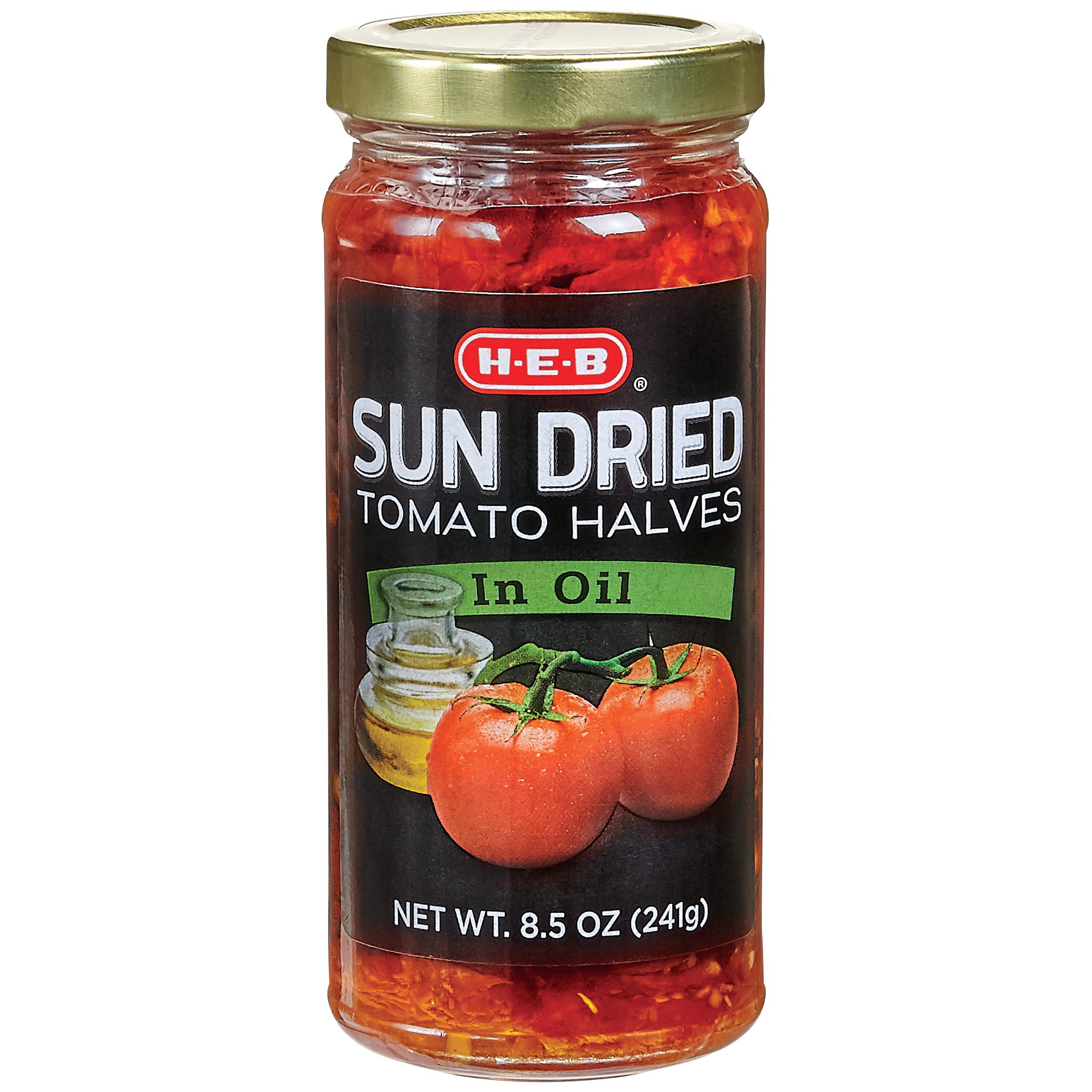 HEB Sun Dried Tomato Halves in Oil Shop Vegetables at HEB