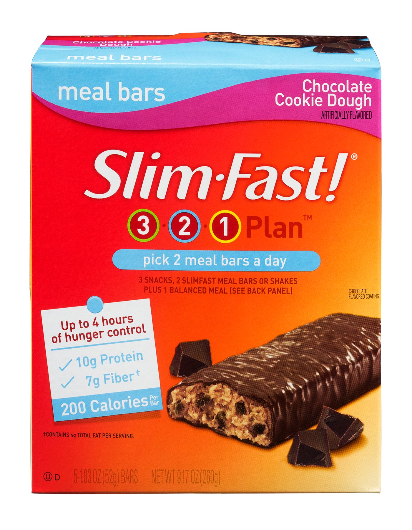 slim-fast-chocolate-cookie-dough-meal-bars-shop-diet-fitness-at-h-e-b