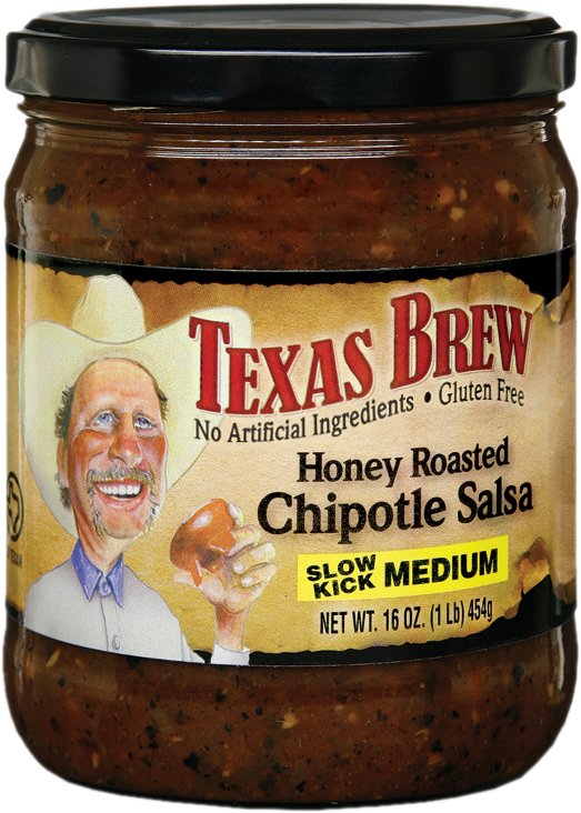 Texas Brew Slow Kick Medium Honey Roasted Chipotle Salsa Shop Salsa