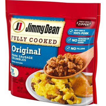 Jimmy Dean Fully Cooked Pork Sausage Crumbles - Original