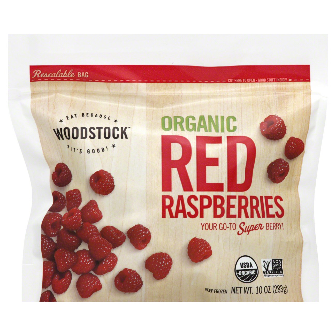 Woodstock Organic Red Raspberries, 10 oz | Central Market - Really Into ...