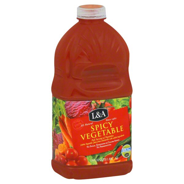 L&A Spicy Vegetable Juice Shop Juice at HEB