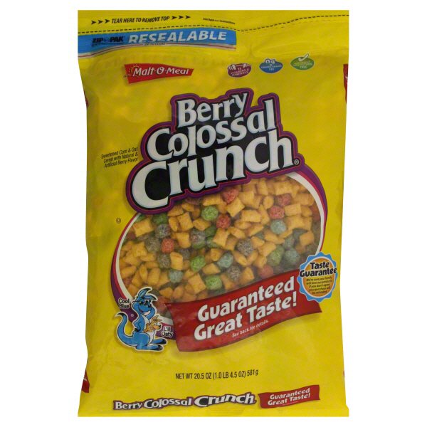 Malt-O-Meal Berry Colossal Crunch Cereal - Shop Cereal at H-E-B