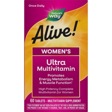 Nature's Way Alive! Women's Once Daily Ultra Multivitamin Tablets, 60 ct