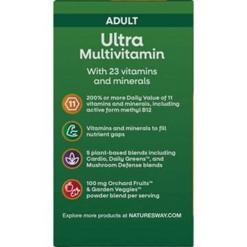 Nature's Way Alive! Adult Ultra Once Daily Multivitamin Tablets, 60 ct